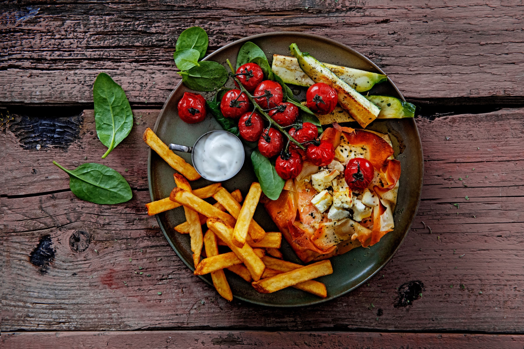 Aviko recept oerfriet zalm in filodeeg