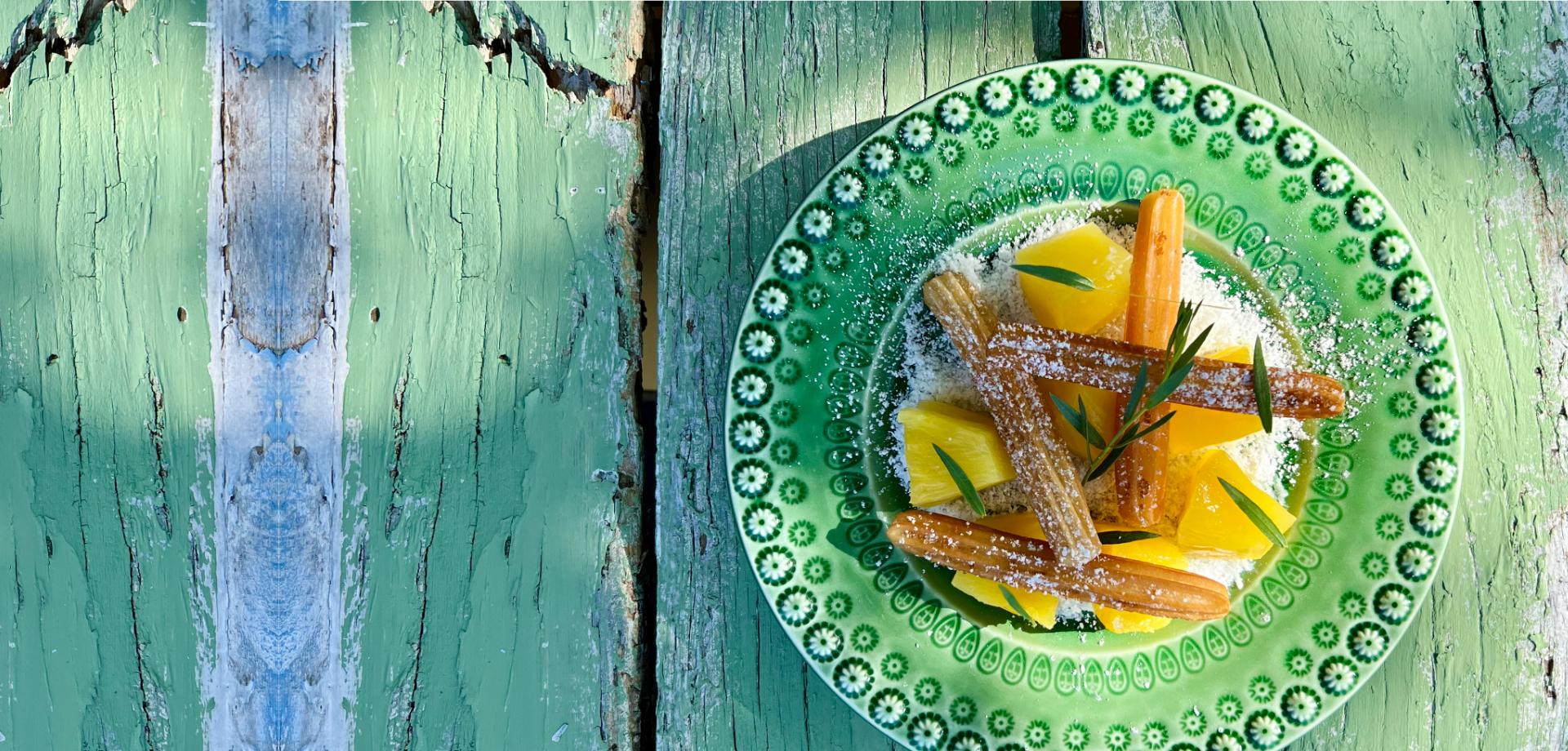 Churros ananas kokosnoot recept