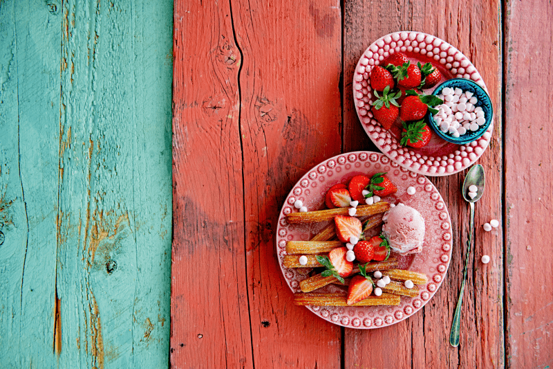 Aviko-Churros-oven-strawberry