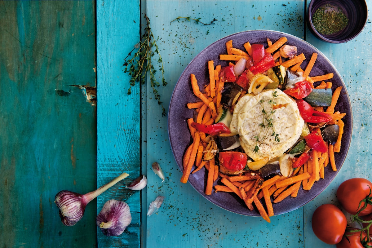 Recept Aviko zoete aardappel friet provenciaalse ratatouille