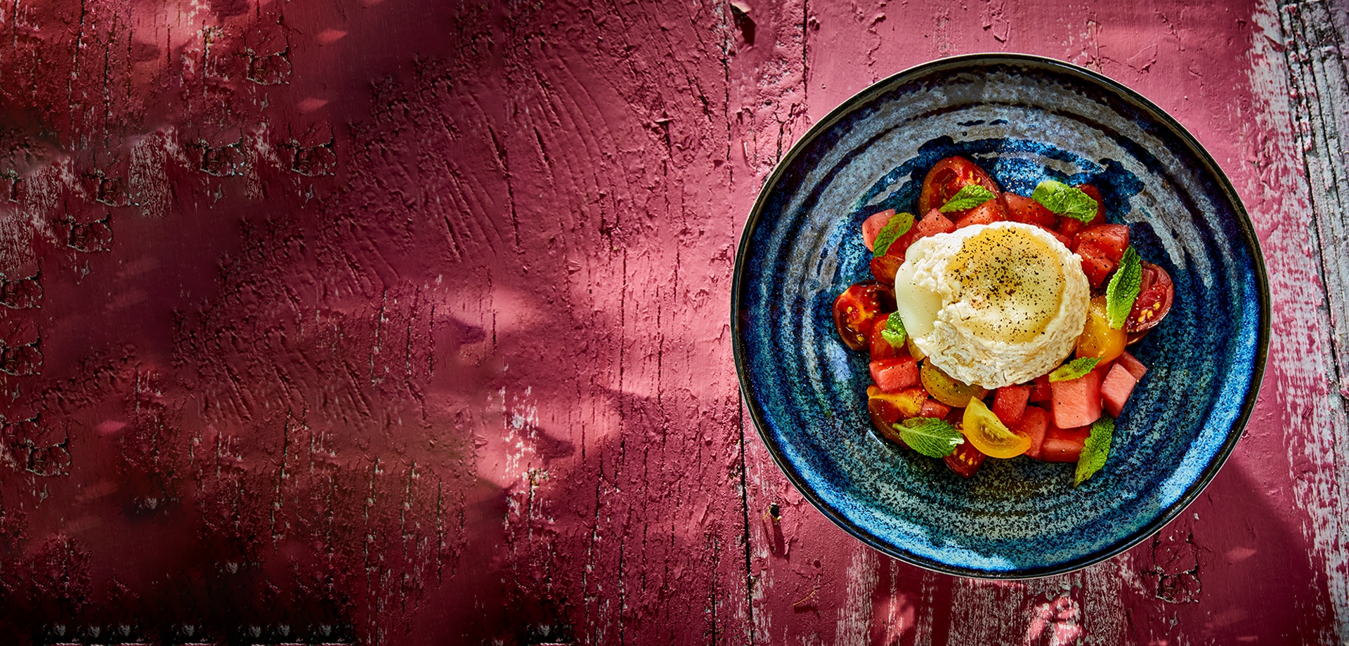 Chabichou met ingemaakte watermeloen - header